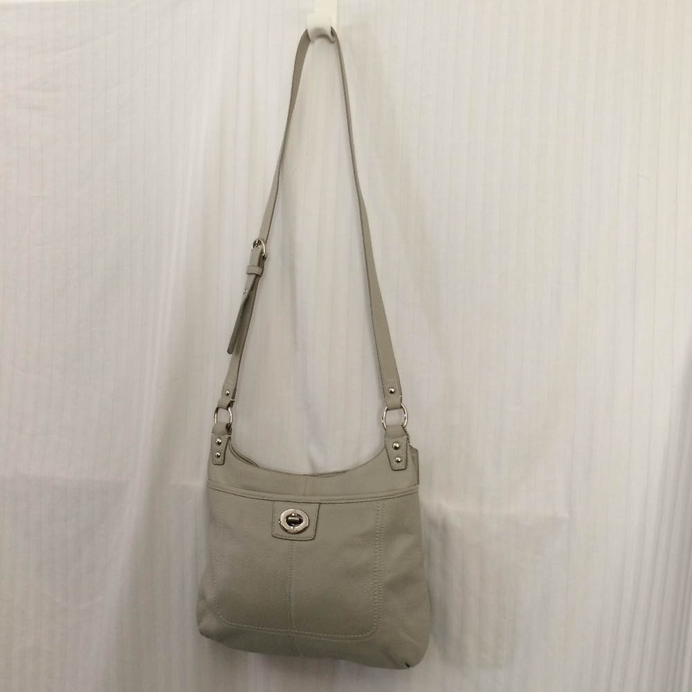 Coach 19265 Gray Leather Crossbody Purse